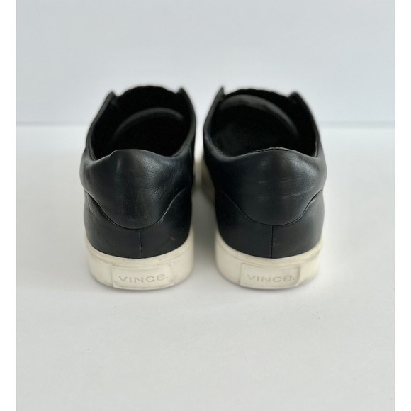 VINCE Cantara Black Leather Slip-On - Picture 3 of 8